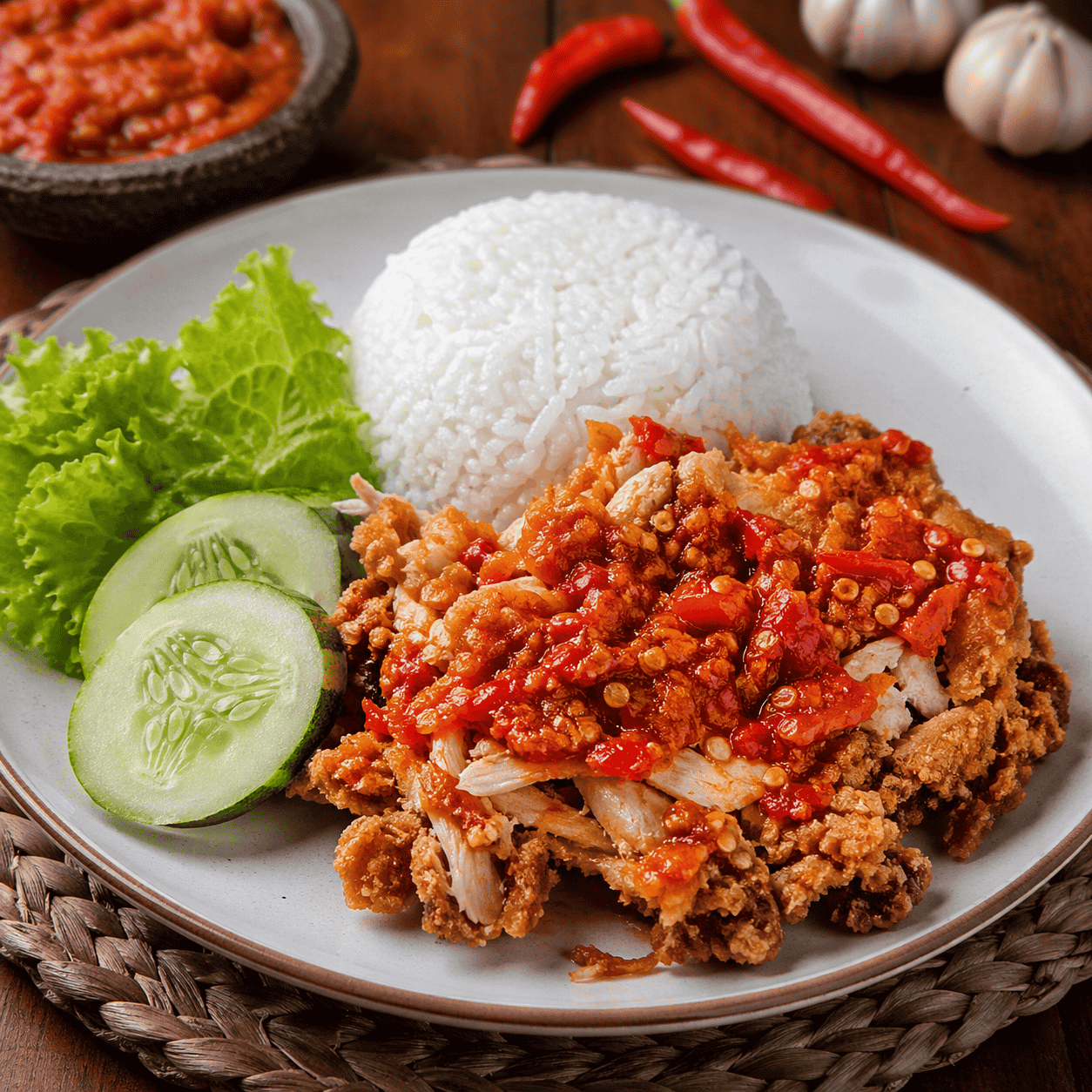 Nasi Ayam Geprek Rice Bowl Boss